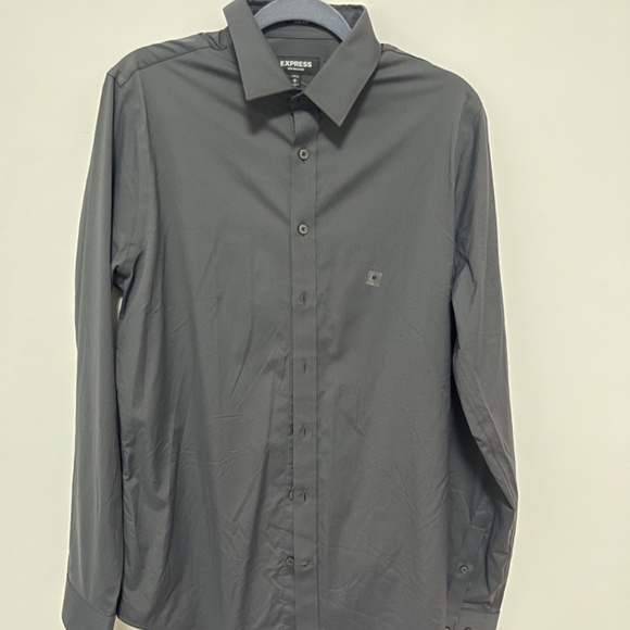 Slim Solid Stretch 1MX Dress Shirt - Picture 2 of 5